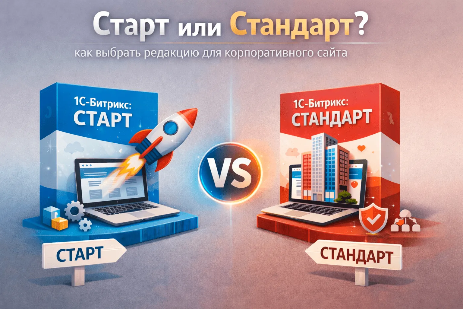 Старт или Стандарт: как выбрать редакцию для корпоративного сайта в Брянске